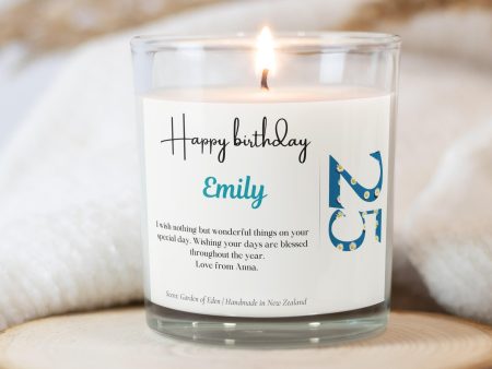 Birthday Gift Personalized Birth Year - Name Candle For Discount