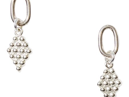 Chan Luu Diamond Shaped Earrings in Silver For Cheap