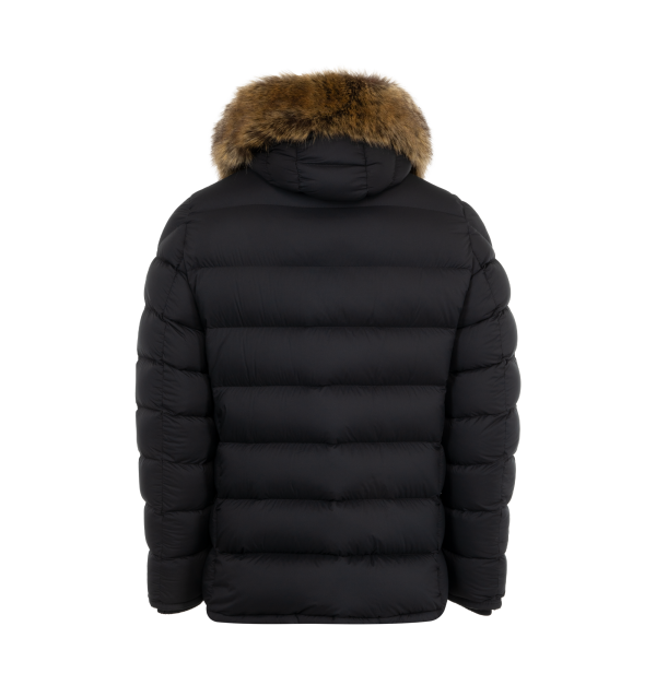 Clunye Hooded Mid-Length Down Jacket (Mens) For Sale