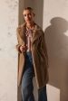 Velvet Evalyn Lux Faux Fur Coat in Cafe For Cheap