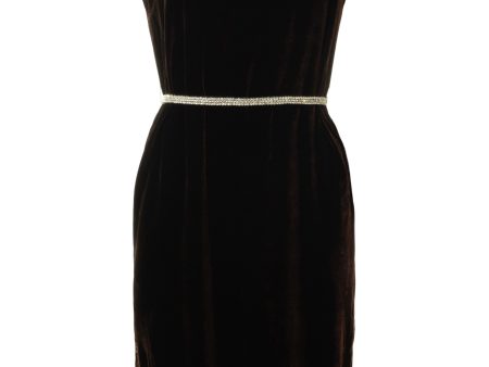 Velvet Harper Silk Velvet Dress in Burlwood Online Hot Sale