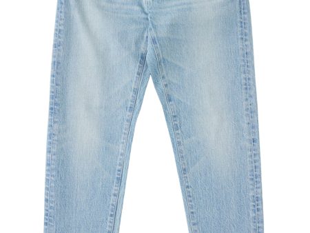 Moussy Denim Montura Tapered Jeans in Light Blue Discount