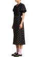 Trovata Birds of Paradis Demi Skirt in Black Polka Dots Supply