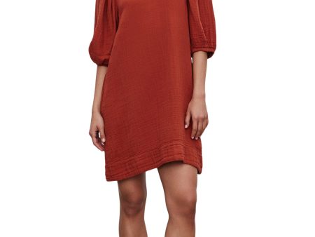 Velvet Karina Cotton Gauze Dress Online Sale