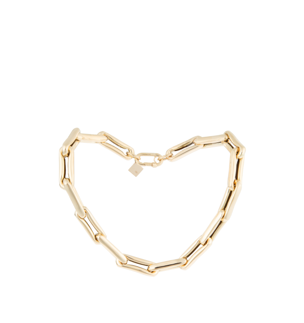 14K YELLOW GOLD LARGE NECKLACE Online now