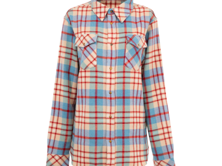 AL S RUN TARTAN CASHMERE SHIRT (MENS) For Cheap