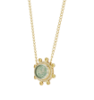 LARGE CASPIAN NECKLACE WITH YELLOW SAPPHIRE Online now