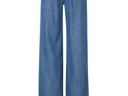 Frame Denim Drawstring Wide Leg 
in Ghost Sale