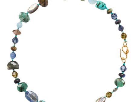 Chan Luu Pandora Necklace in Green Mix For Discount