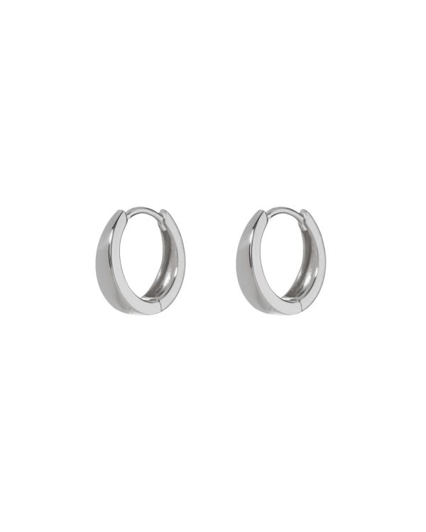 Apres Jewelry Geneva Huggies in 14kt White Gold For Cheap