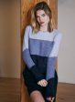 Autumn Cashmere Color Block Honeycomb Crew Online Hot Sale