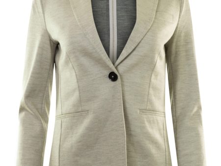 Circolo 1901 Wool Blazer in Naturale Online Sale