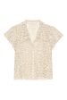 The Great Lattice Top in Cream on Sale