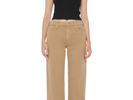 MOTHER Denim Dodger Flood in Deep Khaki on Sale