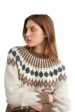 Nili Lotan Alena Sweater in Oatmeal Fairisle Online