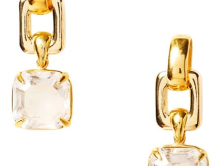 Chan Luu Ellis Earrings in Crystal Online Hot Sale