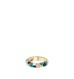 AEGEAN RING WITH ENAMEL AND DIAMONDS Cheap