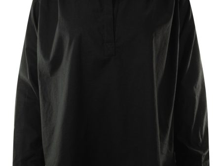 A Shirt Thing Celeste Pullover Shirt in Black on Sale