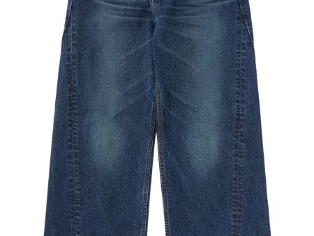 Moussy Denim Espanola Wide Jeans in Blue Online