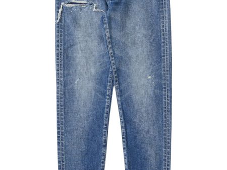 Moussy Denim Hammond Skinny High-Waisted Jean in Blue Supply