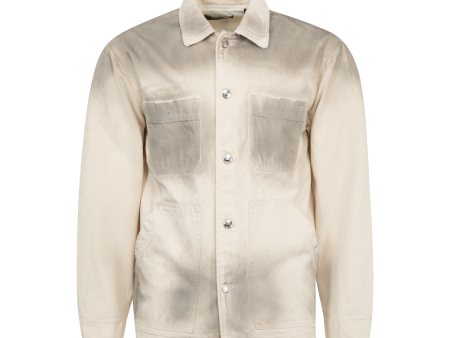 DIRTY WHITE WORKMAN JACKET (MENS) Online now