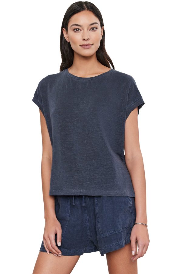 Velvet Hudson Linen Knit Top For Cheap