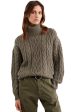 Nili Lotan Gigi Sweater in Light Army Green Cheap