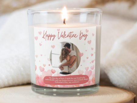 Valentine s Day Gift for Her Personalized Photo Candle Hot on Sale