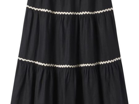 Trovata Birds of Paradis Makena  C  Skirt in Black Online Sale