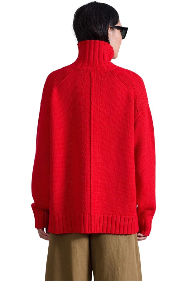 Apiece Apart Ida Turtleneck in Dragon Fruit For Cheap