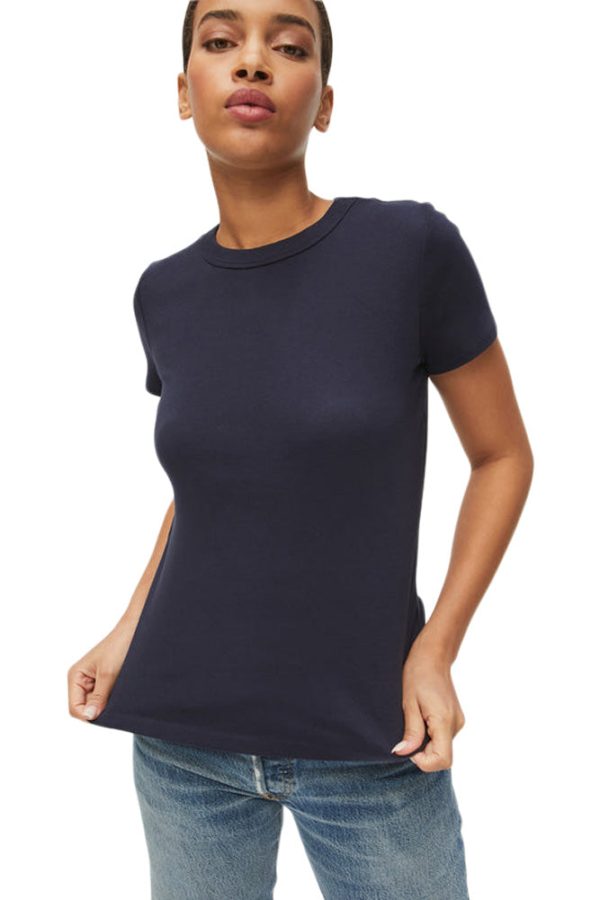 Michael Stars Lexy Cap Sleeve Crew Cheap