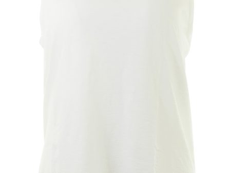 Michael Stars Masami Scoop Neck Tank in White Hot on Sale