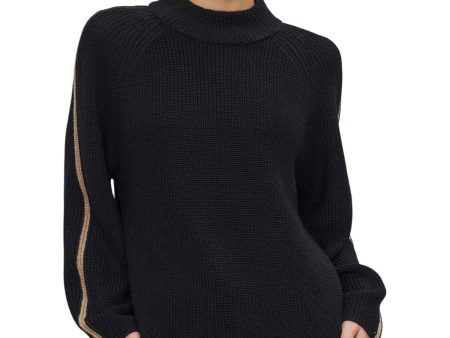 Velvet Teagan Sweater in Black-Camel Online