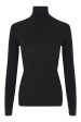 Kujten Bibitu Cashmere Turtleneck Sweater in Noir Hot on Sale