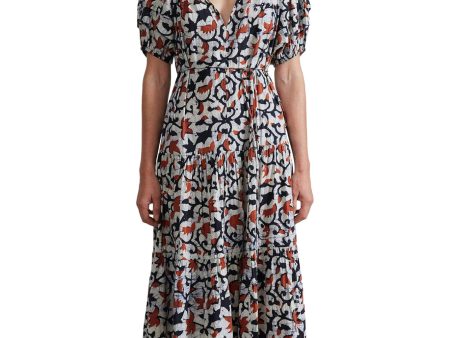 Apiece Apart Uva Maci Dress in La Vid Batik Spice Hot on Sale