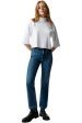 AMO Denim Bella Crop Jeans in Crush Fashion