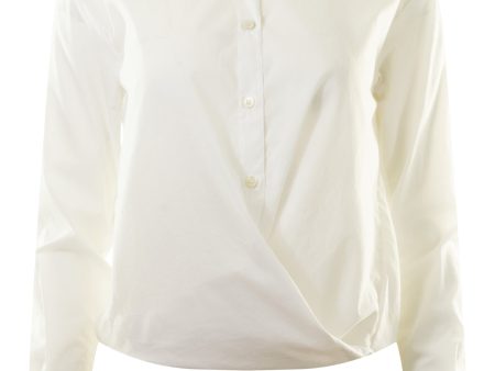 A Shirt Thing Ondine Blouse in White For Cheap