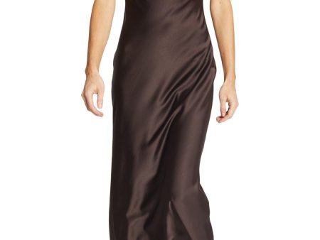 Saint Art Chase Strapless Dress in Chestnut For Cheap