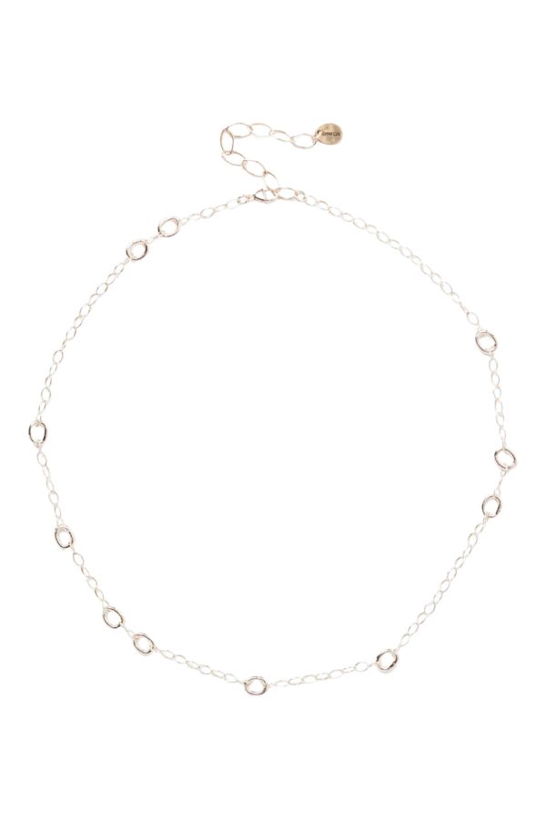 Chan Luu Leni Chain Link Necklace in Silver Online Hot Sale