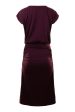 Michael Stars Pippa Gathered Empire Midi Dress in Beetroot Online Sale