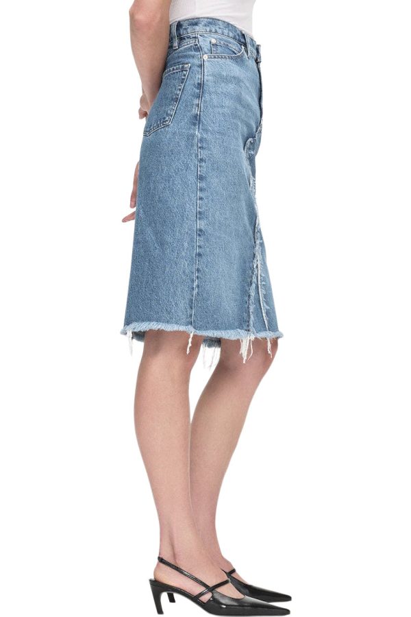 Frame Denim Deconstructed Skirt in Mabel Sale