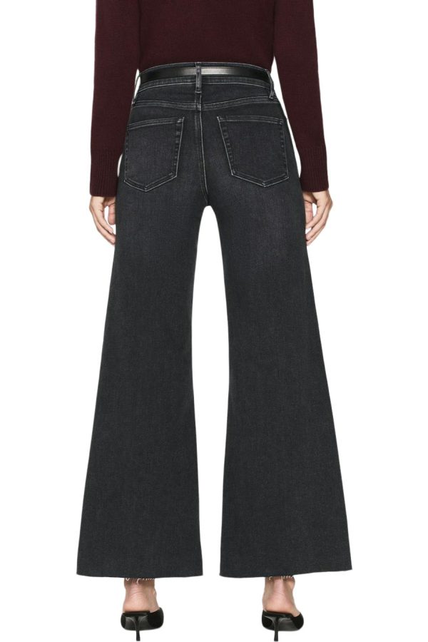 Frame Denim Le Palazzo Crop
 in Radio Raw After Hot on Sale