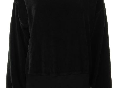 Xirena Huxley Velour Sweatshirt in Black Online Sale