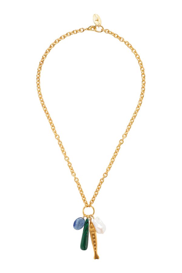 Chan Luu Harbor Necklace in Malachite Mix For Cheap