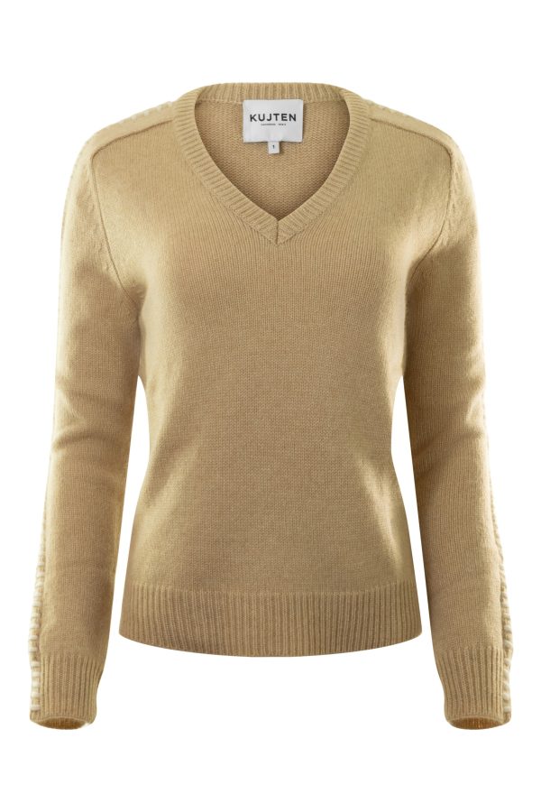 Kujten Namea V-neck Sweater in Organic Sale