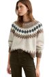 Nili Lotan Alena Sweater in Oatmeal Fairisle Online