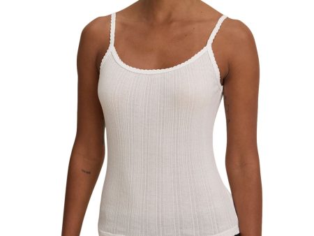 Velvet Iniku Camisole Tank in White For Cheap