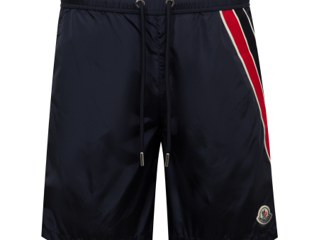 TRICOLOR TRIM SWIM TRUNKS (MENS) Online