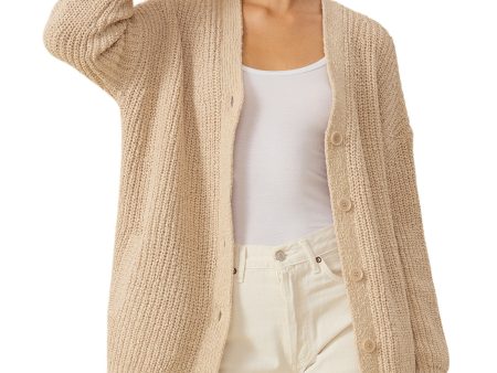 One Grey Day Ellie Cardigan in Oatmeal For Sale