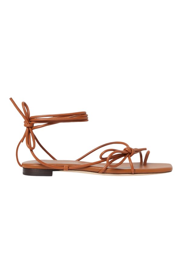 Loeffler Randall Jude Flat Sandal in Timber Cheap